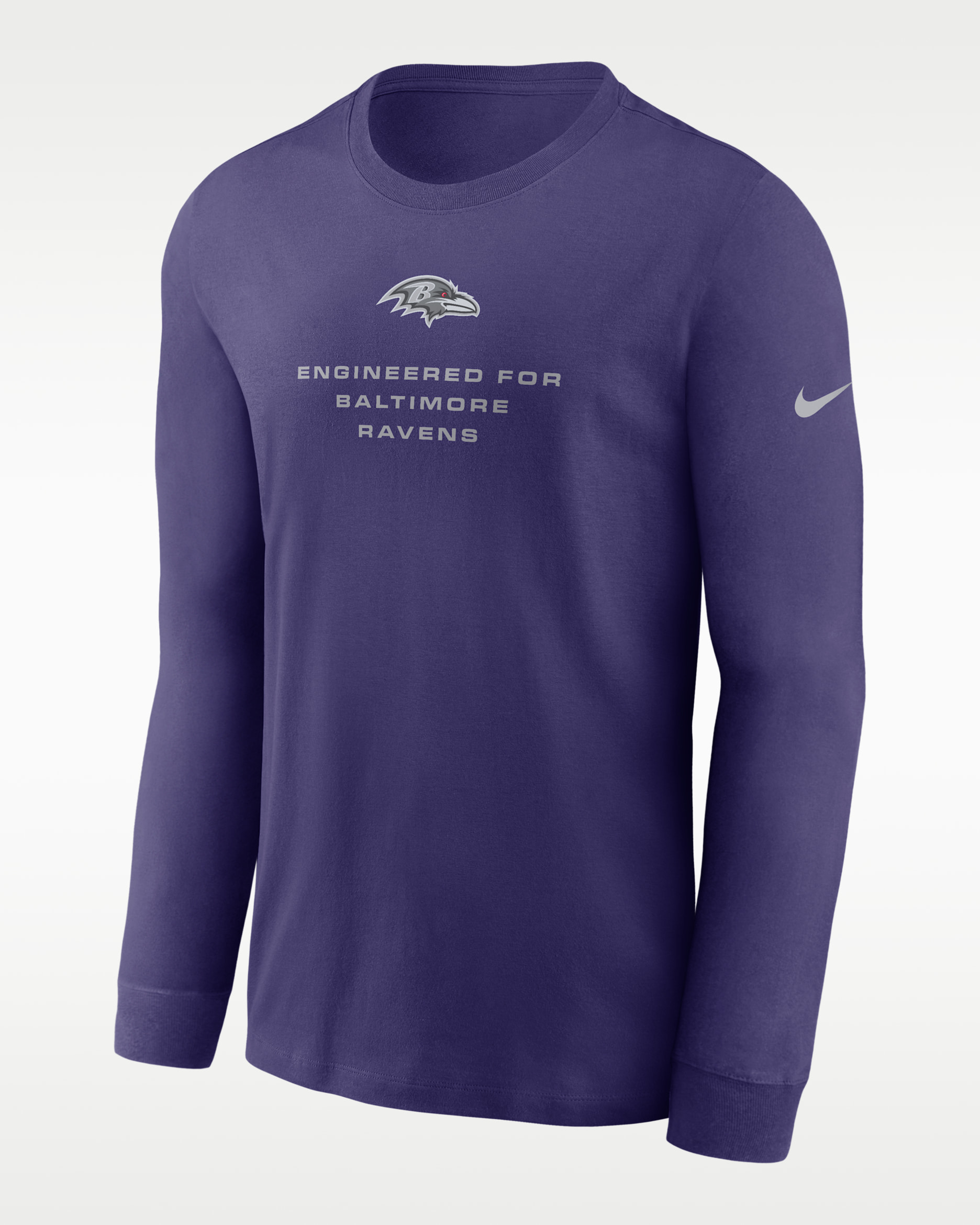 Baltimore Ravens Team Issue Men's Nike Dri-FIT NFL Long-Sleeve T
